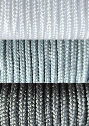 2mm(3色)グレー×ガングレー×ホワイト