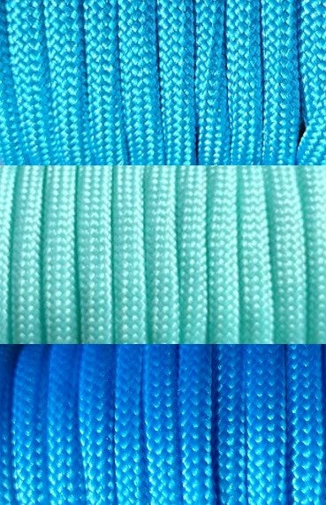 4mm(3色)ターコイズ×ペールターコイズ×ブライトブルー