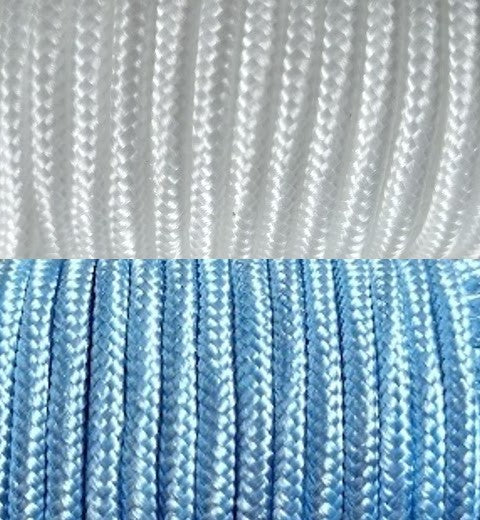 3mm(2色)ベビーブルー×ホワイト